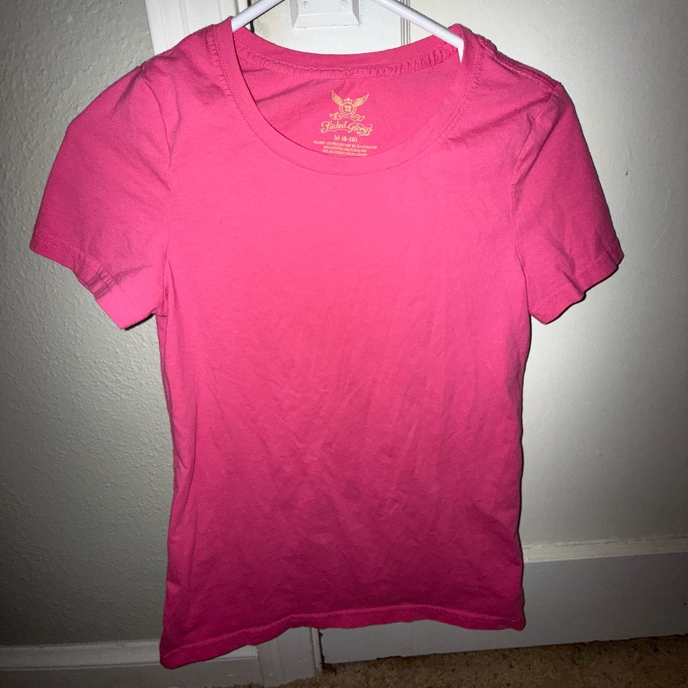 Faded Glory Pink Short Sleeve Tee